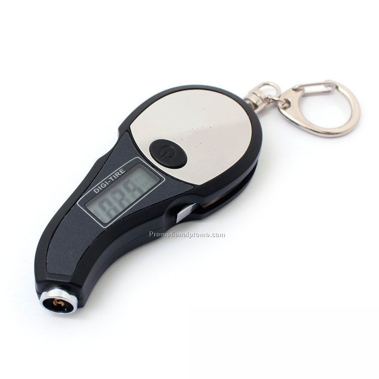 Multi-function Mini Tire Pressure Gauge Screwdriver Keychain