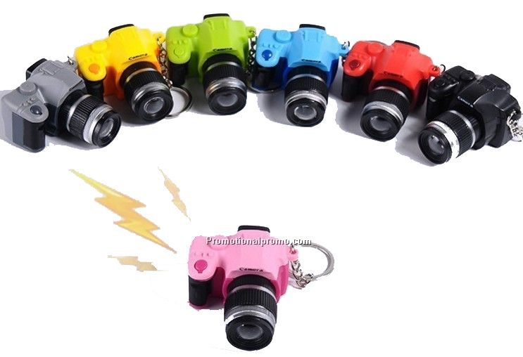 Simulation SLR camera LED Key Chain, MINI Key Chain Camera