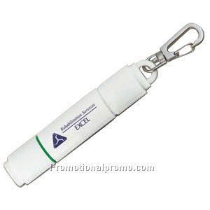 promotional cheap plastic highlighter with keychain