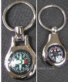 Compass Key Ring