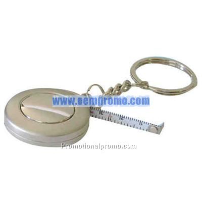 2-in-1Metal tape measure keyring