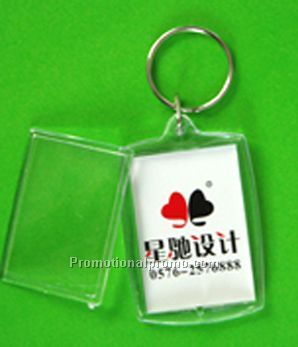 Acrylic photo frame keychain, keyring