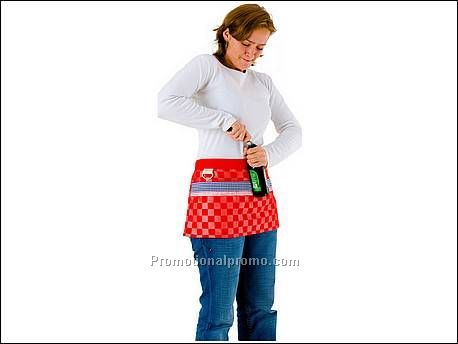 Kitchen apron Haute Couture red
