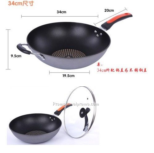 Smoke-free non stick pan