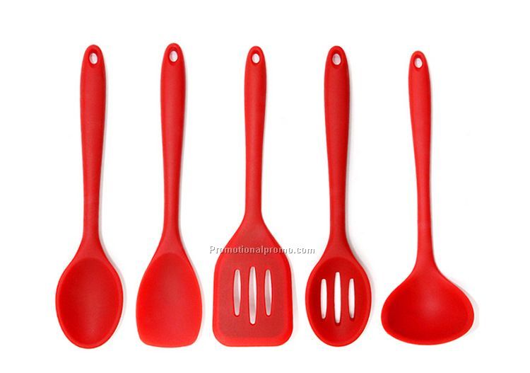 5 Pieces siliocne baking utensil set