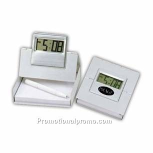 Four-in-one Metal Alarm LCD clock