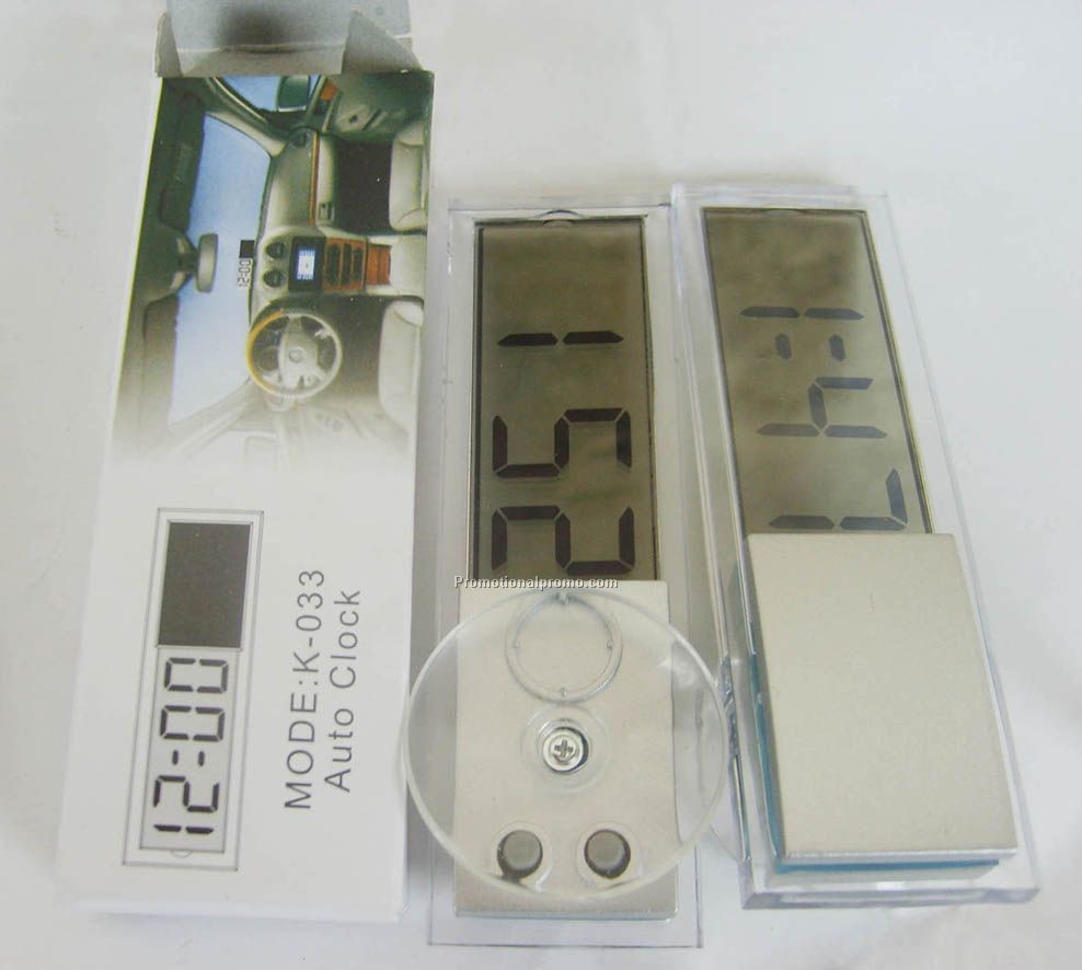 Mini Transparent LCD Clock
