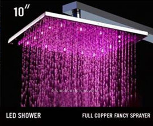 4 LEDs (Rainbow LED) Rainfall Shower Head