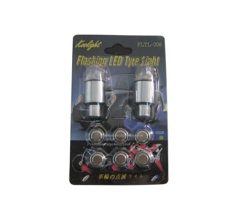 Light Up Motorbike Or Bicycles Valve Caps