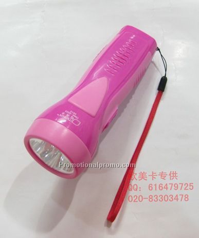 Pink Plasitc flashlihgt
