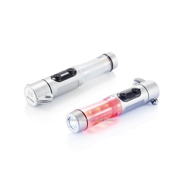 Multifunctional car safe hammer flashlight, Creative gift oem logo