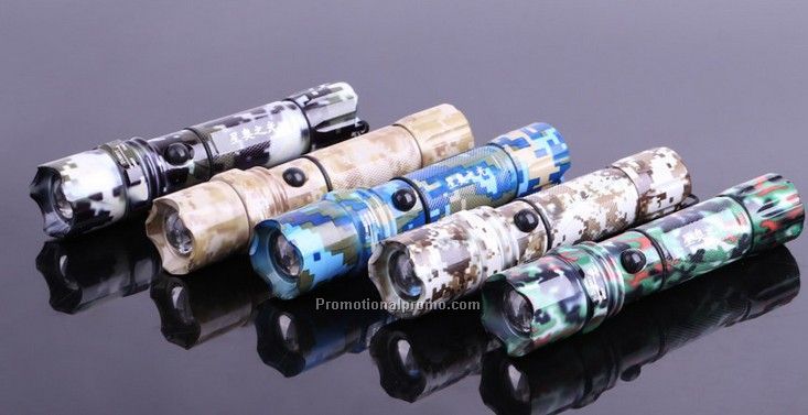 Multicolor Camouflage Hunting Flashlight