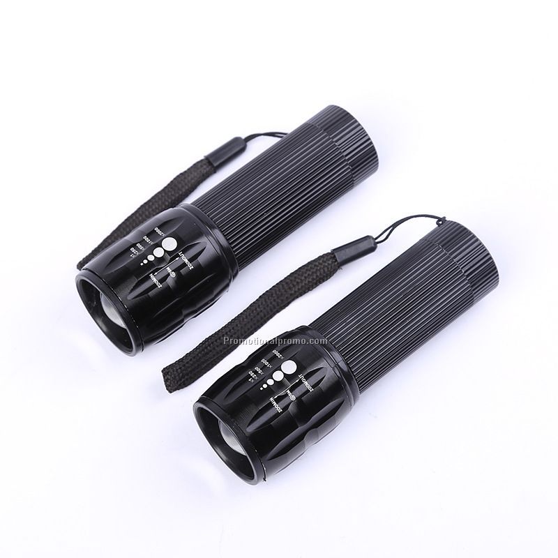 Promotional Mini LED Aluminum LED flashlight with lanyard