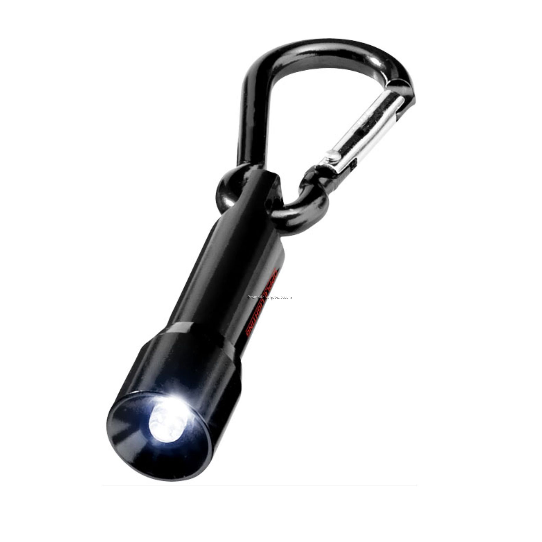 Mini LED flashlight torch with carabiner