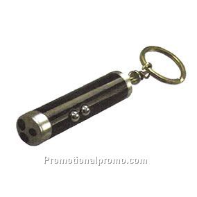 LED torch and laser pointer keyring