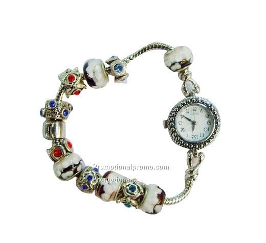 Charm Bracelet With Watch