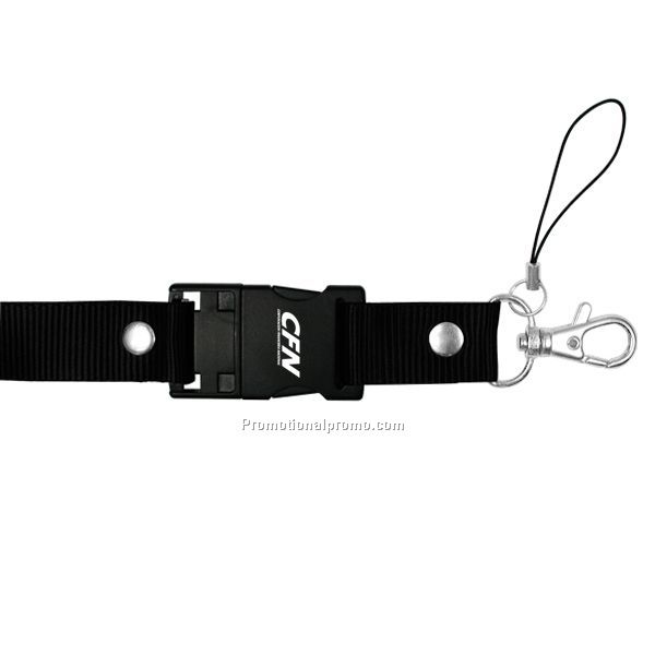 Lanyard with USB Flash Drive UB-1287BK