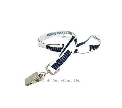 REC LANYARD SILK SCREENED