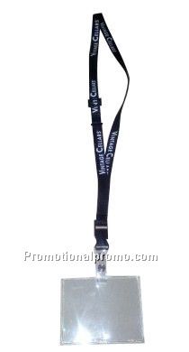 Lanyard with Plastic ID Card Holder
