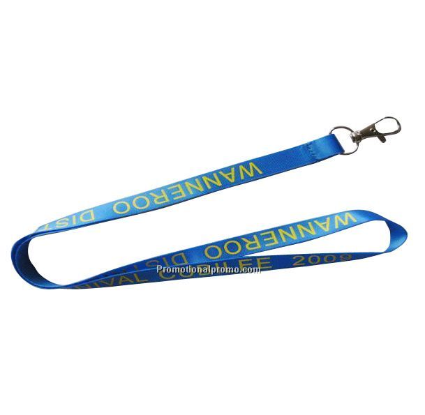 Promotional customized imprinted Polyester Lanyard