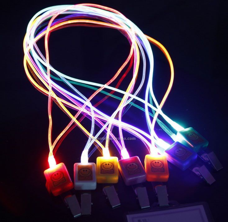 promotional lanyard with light
