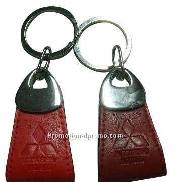 Fashion Metal leather Keychain
