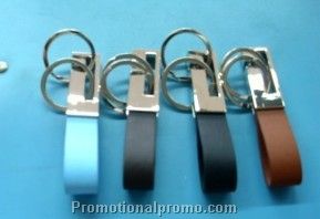 Fashion Metal leather Keychain