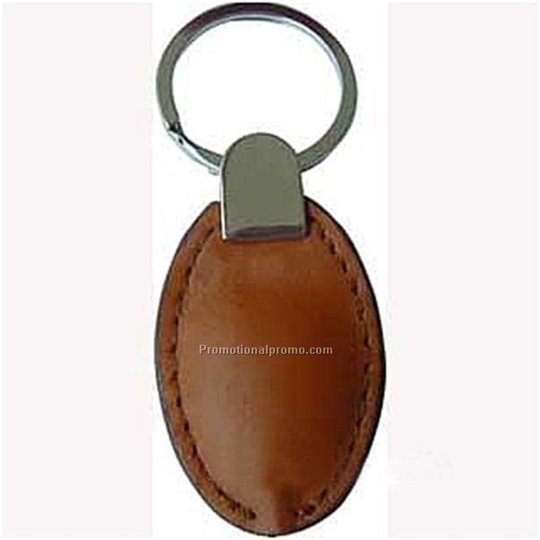 Promotional LED PU Leather Keychain