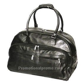 Leather overnight bag