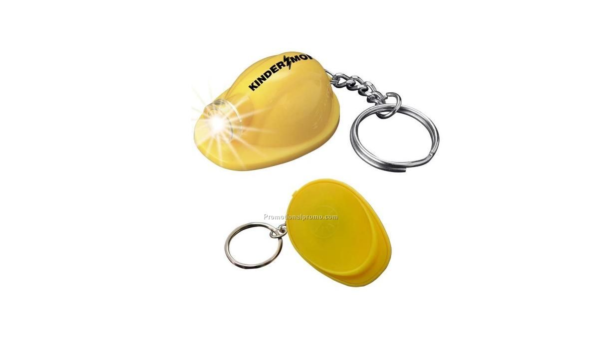 Hard Hat Keychain with Light