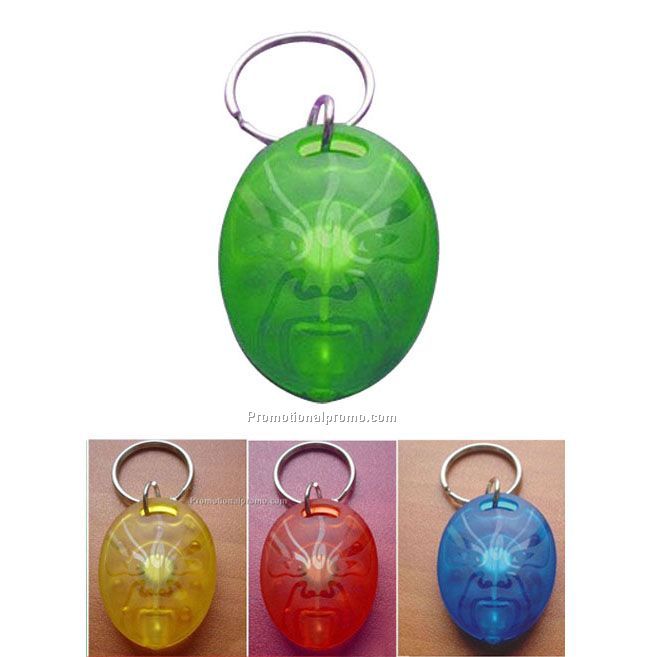Plastic LED Keychain