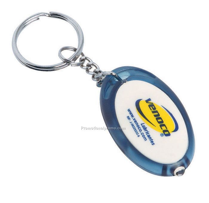 Plastic LED Keychain