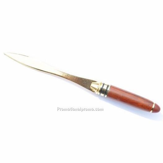 Golden Color Wooden Hand Lettler Opener