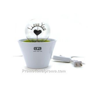 LYL I LOVE YOU Night Light Potted Plant Lamp
