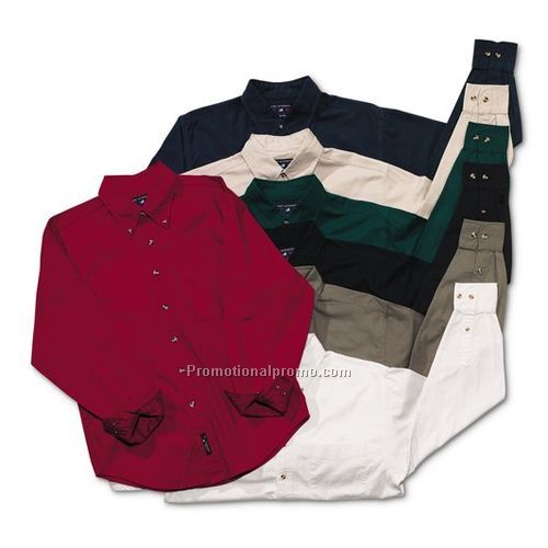 Long Sleeve  - Port Authority Twill Shirt