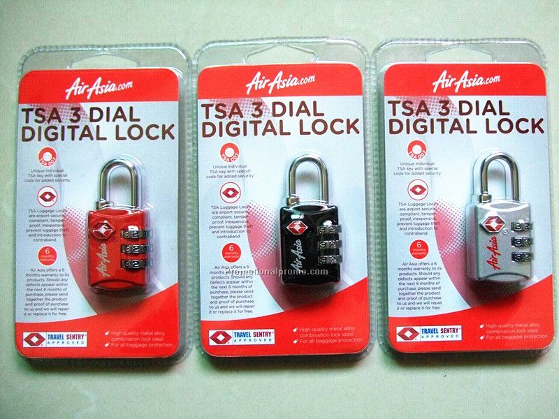 TSA luggage lock