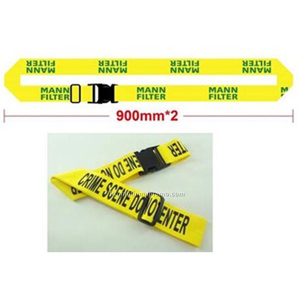 OEM logo plyester fabric luggage strap