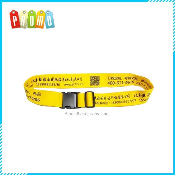 OEM logo plyester fabric luggage strap
