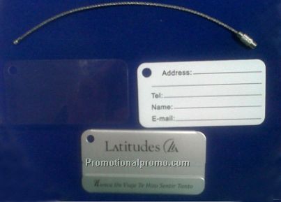 Aluminum Luggage Tag