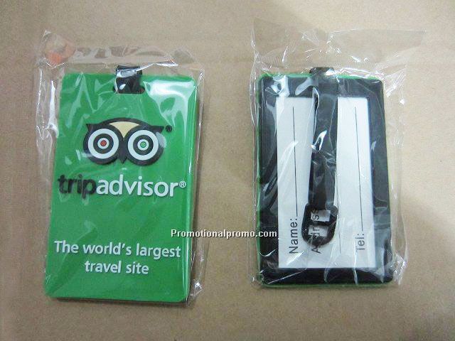 Soft PVC luggage tag