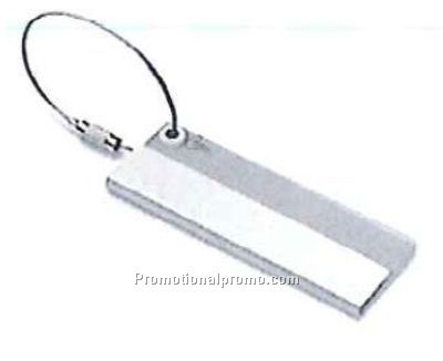 metal luggage tag