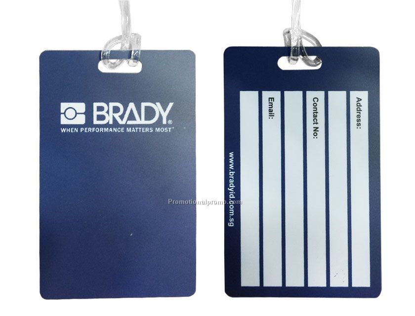 Hard PVC luggage tag
