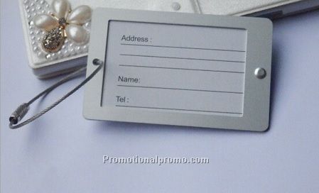 Aluminum Luggage Tag