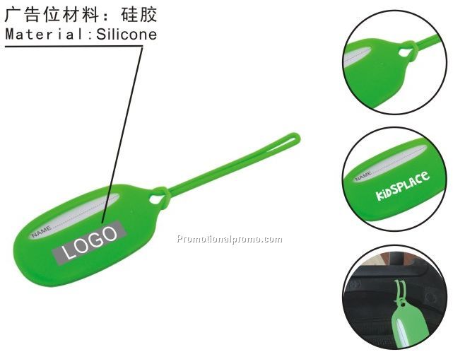 Hot sales Silicone Luggage Tag