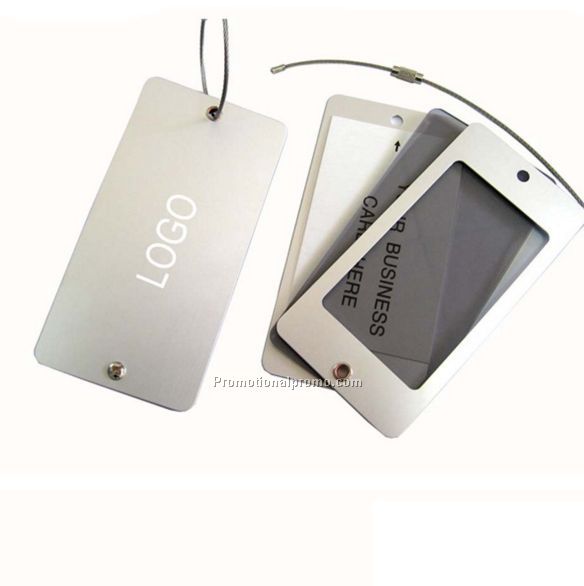 METAL LUGGAGE TAG