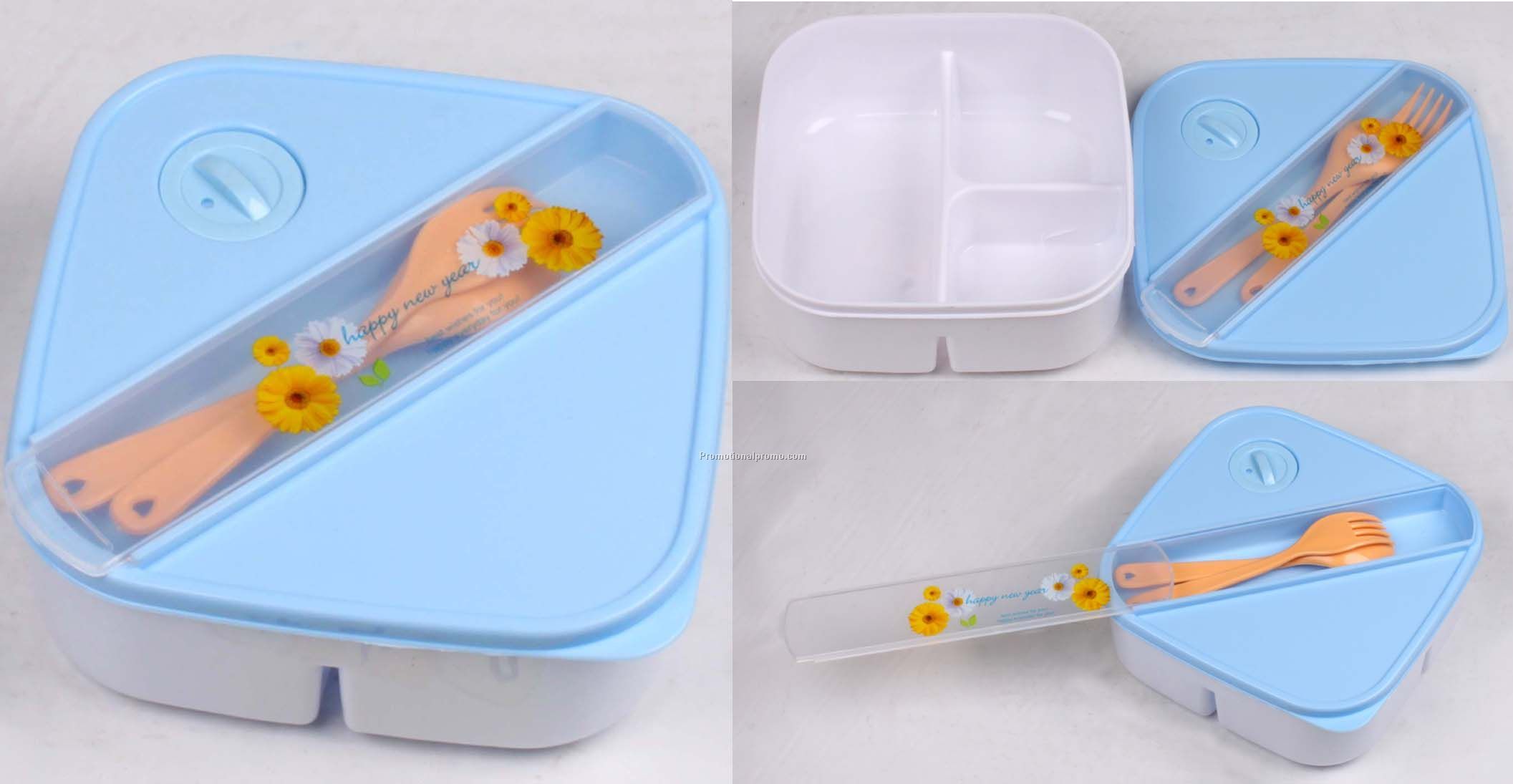 3-section lunch container, Lunch box