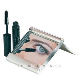 MATT SILVER DOUBLE SIDED COMPACT MIRROR