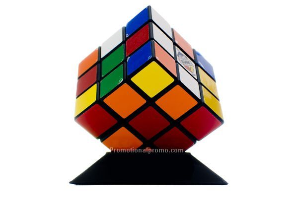 Promotional magic cube with base