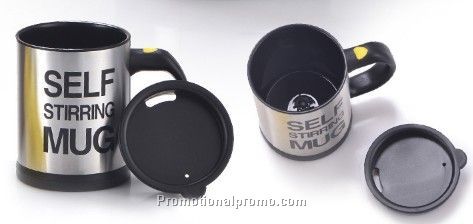 Aluminum and plastic mixer mug with protective cap