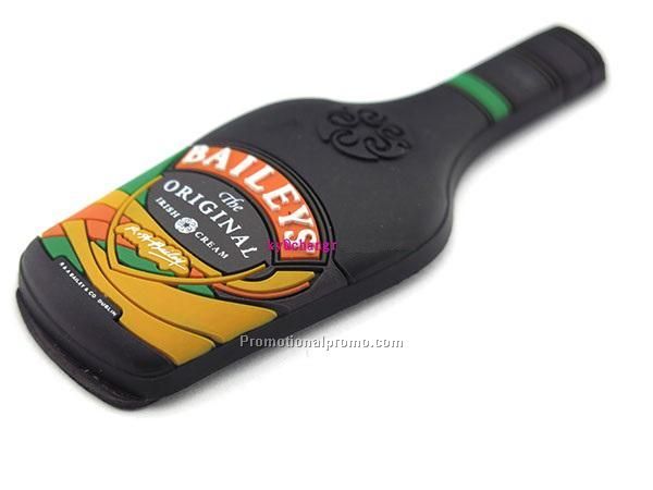 BOTTLE SOFT RUBBER MAGNET 2D